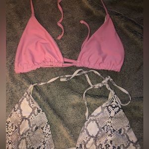 SHEIN bikini top 2 pack